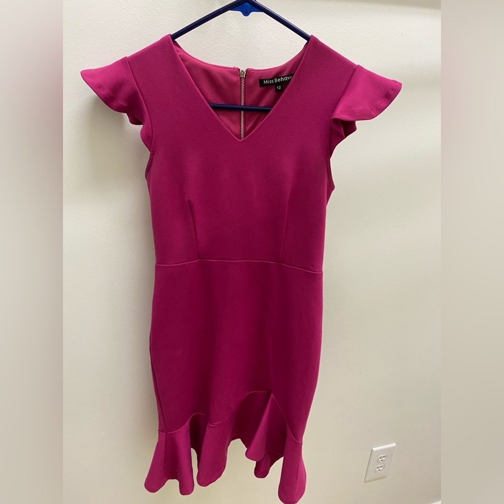 Kids Pink Dress by Miss Behave